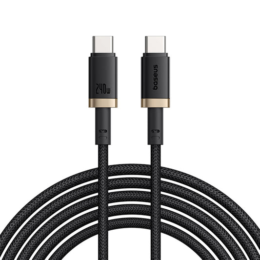 USB-C Data and Charging Cable - USB-C Baseus Dura, 240W, 1m, Gold Black P10377803U03-00