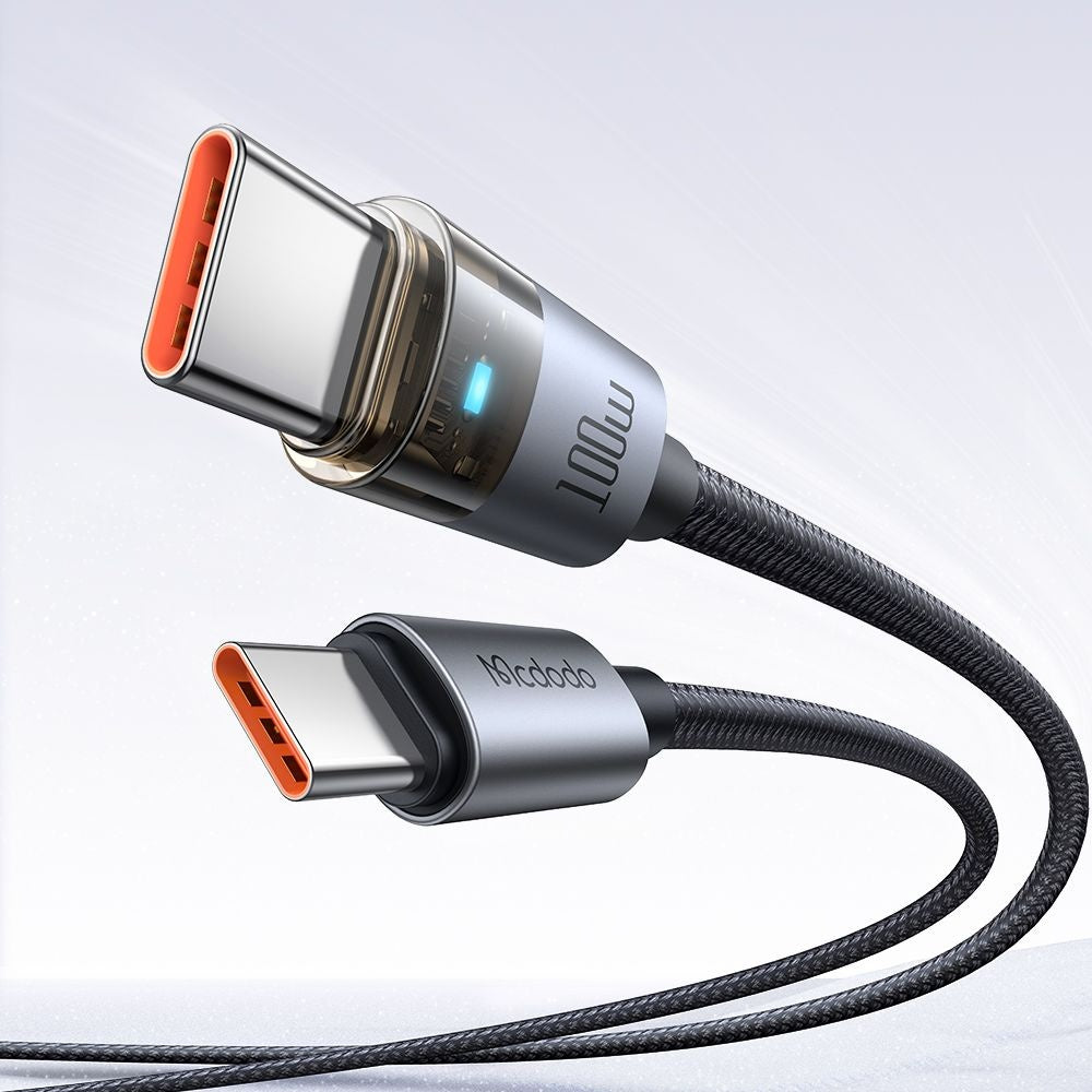 USB-C Data and Charging Cable - USB-C McDodo CA-5580, 100W, 1.2m, Black