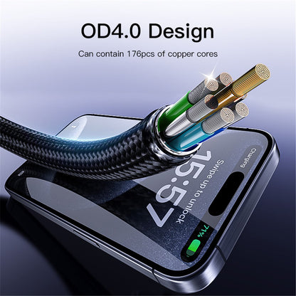 USB-C Data and Charging Cable - USB-C Yesido CA181, 60W, 1.2m, Black