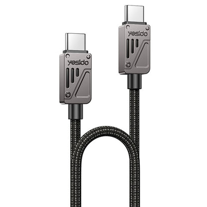 USB-C Data and Charging Cable - USB-C Yesido CA196, 60W, 1.2m, Black