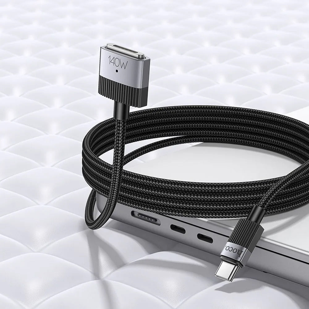 HOCO U141 Charging Cable, USB-C - MagSafe 3, 140W, 1.8m, Black