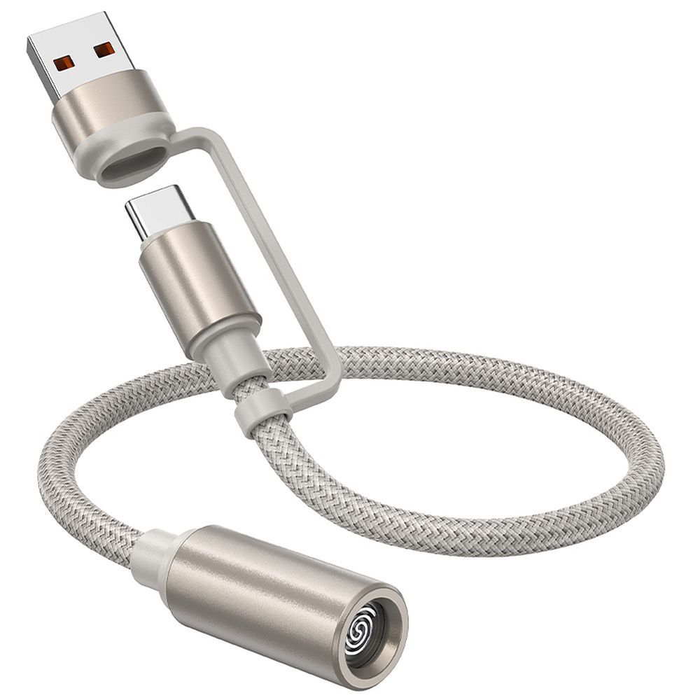 HOCO UA38B Electric Lighter, USB-C / USB-A, 0.3m, Gold