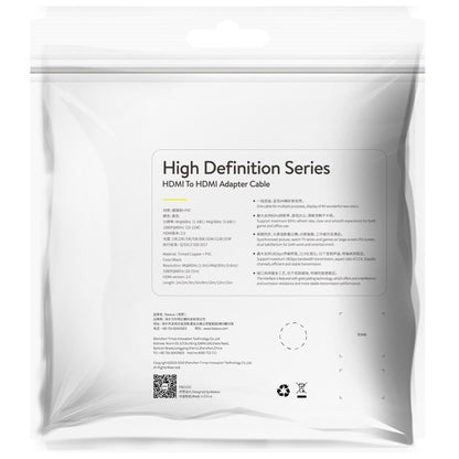 Baseus High Definition Video Cable, HDMI - HDMI, 8K, 1m, Black CAKGQ-J01