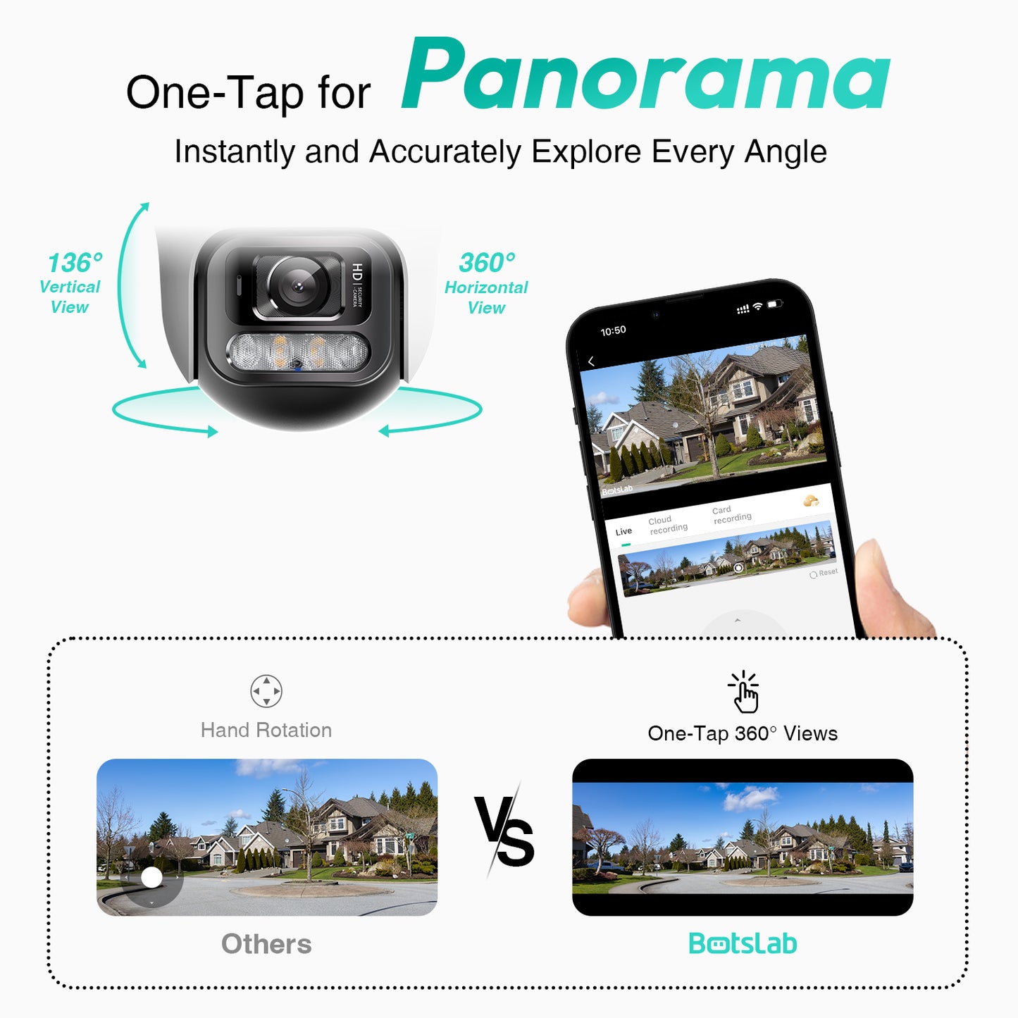 Surveillance Camera Botslab W311, Wi-Fi, 2K, IP66, Outdoor 