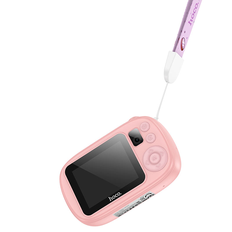 HOCO DV205 Kids Digital Camera, 720P, 1MP, Pink