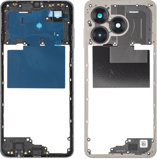 Middle Housing Honor X5c Plus, Silver, Service Pack 9707ACJA