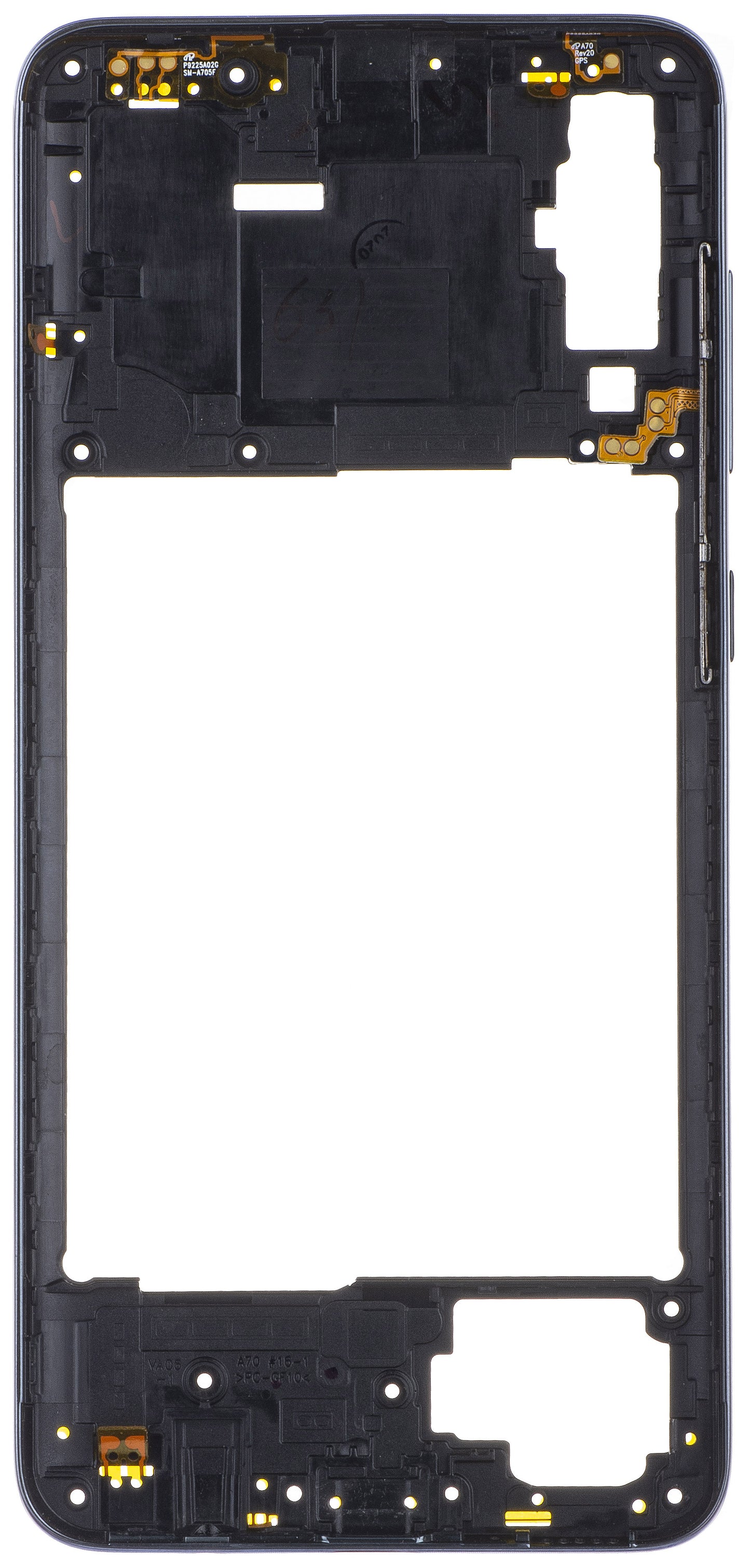 Mijloc Case Samsung Galaxy A70 A705, Black
