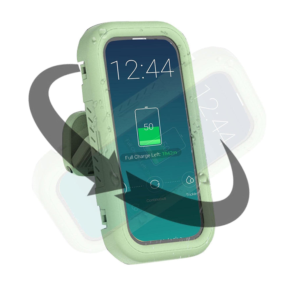 Techsuit LC-999 Wall Case with Touch Membrane for Phone, Waterproof, White Gold