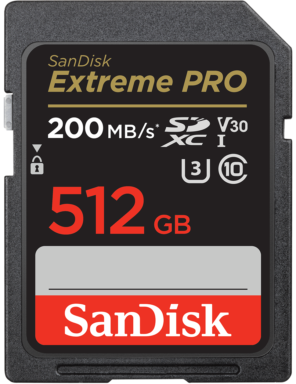 SanDisk Extreme Pro SDXC Memory Card, 512GB, Class 10 / UHS-1 U3 SDSDXXD-512G-GN4IN