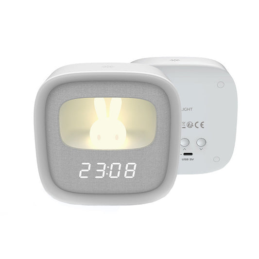 Forever Pure FNL-06 Aurora Digital Clock, White