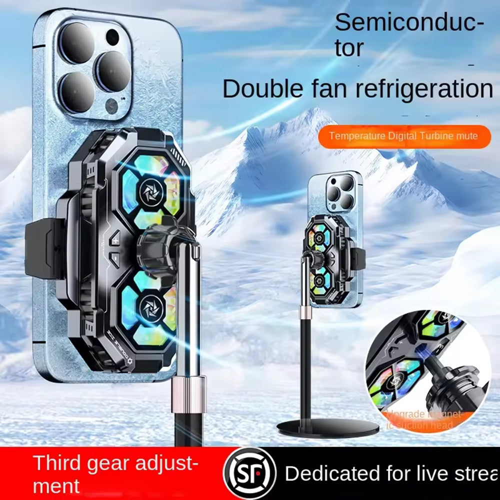 Techsuit SL22 Gaming Phone Cooler, Gray
