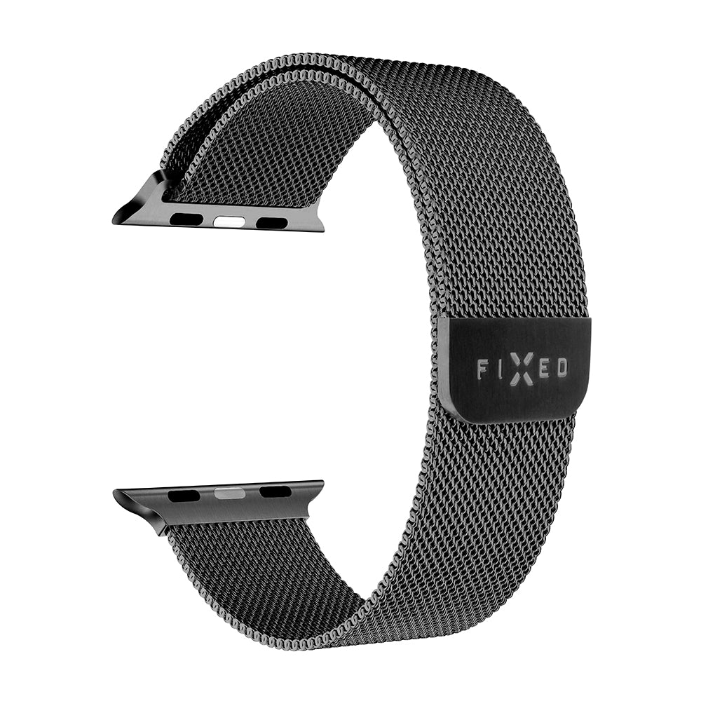 Fixed Mesh Strap for Apple Watch 42mm / 41mm / 40mm / 38mm Series, Black