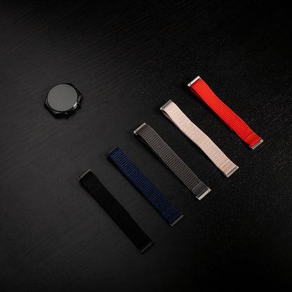 Fixed Nylon Sporty Strap for Samsung Galaxy Watch / Huawei Watch Series, 20mm, Pink