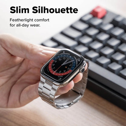 Ringke Metal One Air Strap for Apple Watch 49mm / 46mm / 45mm / 44mm Series, Silver