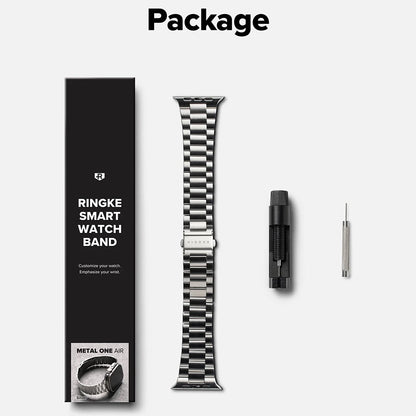 Ringke Metal One Air Strap for Apple Watch 49mm / 46mm / 45mm / 44mm Series, Silver