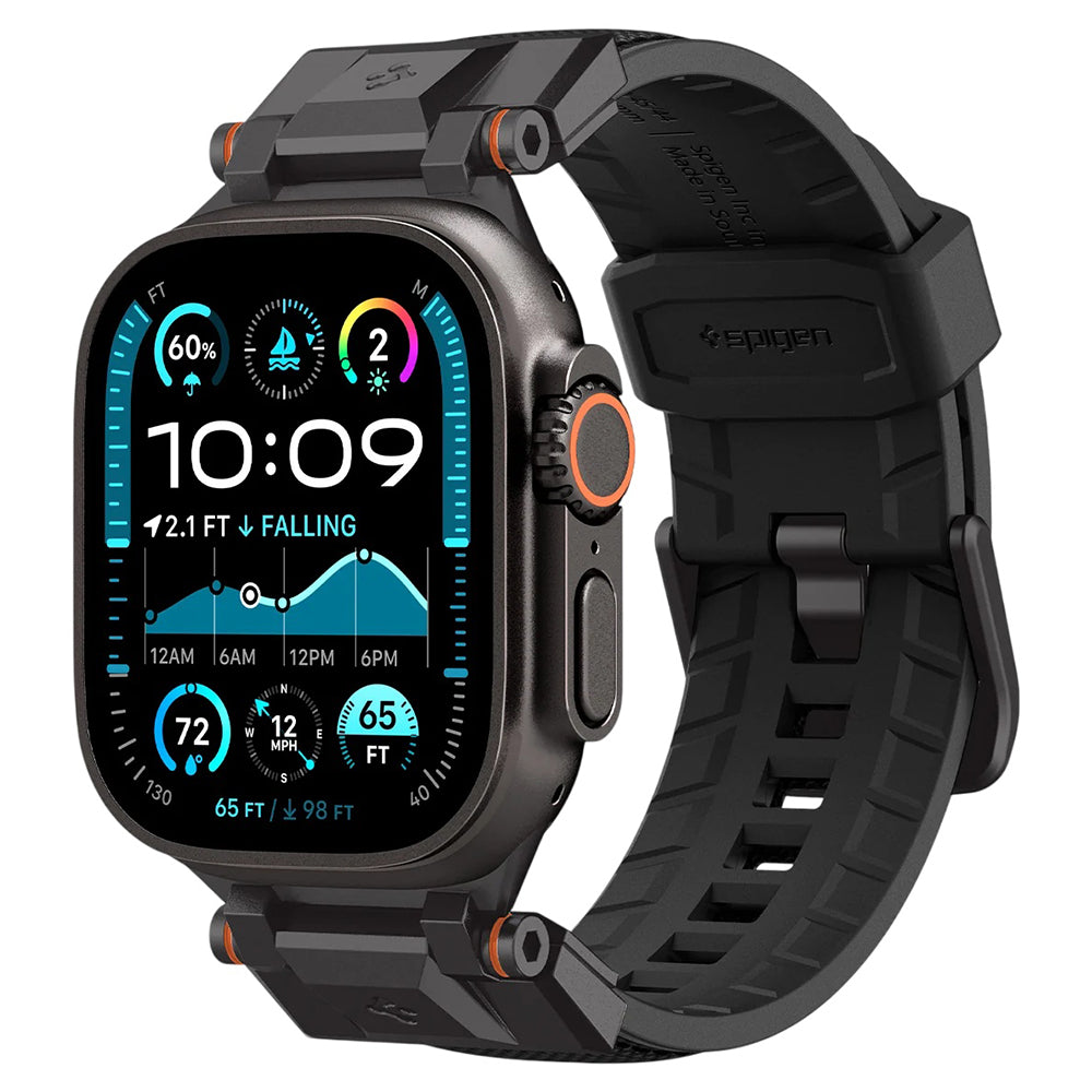Spigen DuraPro Armor Band for Apple Watch 49mm / 46mm / 45mm / 44mm / 42mm Series, Black AMP06065