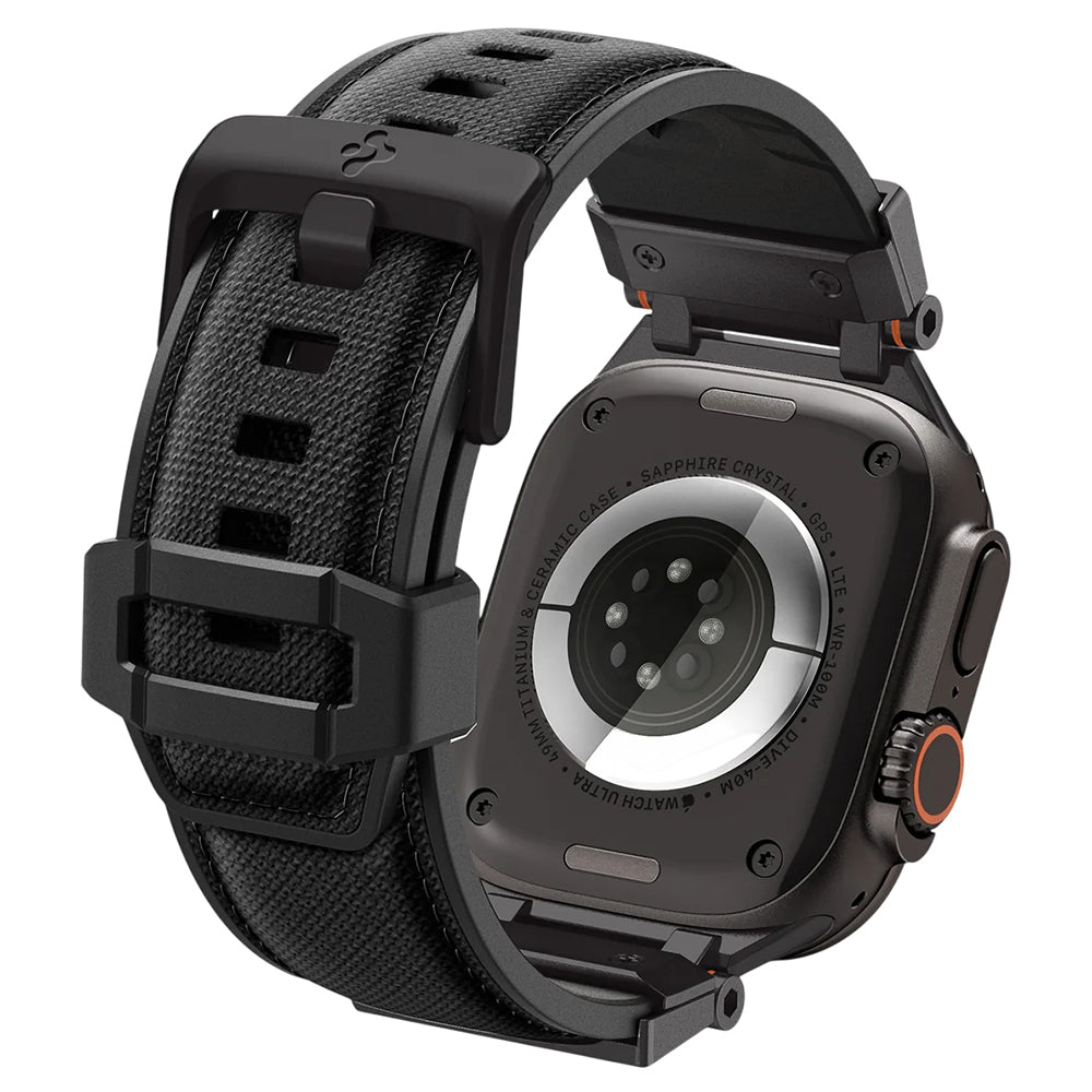 Spigen DuraPro Armor Band for Apple Watch 49mm / 46mm / 45mm / 44mm / 42mm Series, Black AMP06065