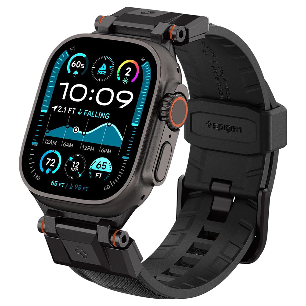 Spigen DuraPro Armor Band for Apple Watch 49mm / 46mm / 45mm / 44mm / 42mm Series, Black AMP06065