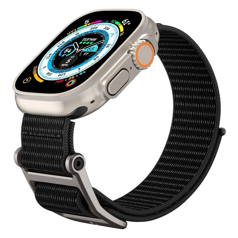 Spigen DuraPro Flex Band for Apple Watch 49mm / 46mm / 45mm / 44mm Series, Black AMP02465