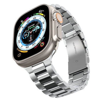Spigen Modern Fit 316L Band for Apple Watch 49mm / 46mm / 45mm / 44mm / 42mm Series, Silver AMP06356