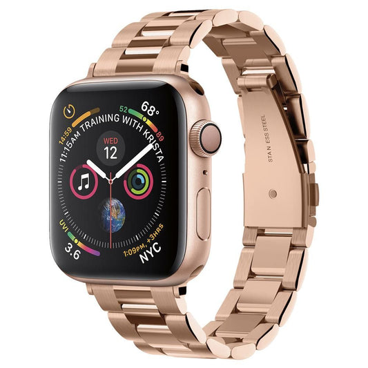 Spigen Modern Fit Strap for Apple Watch 42mm / 41mm / 40mm / 38mm Series, Rose Gold