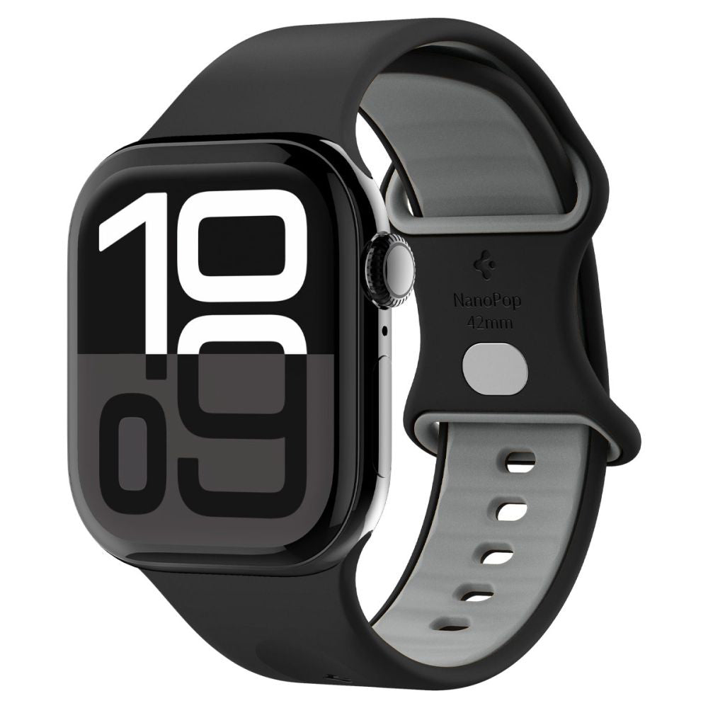 Spigen Nano Pop Strap for Apple Watch 42mm / 41mm / 40mm / 38mm Series, Black