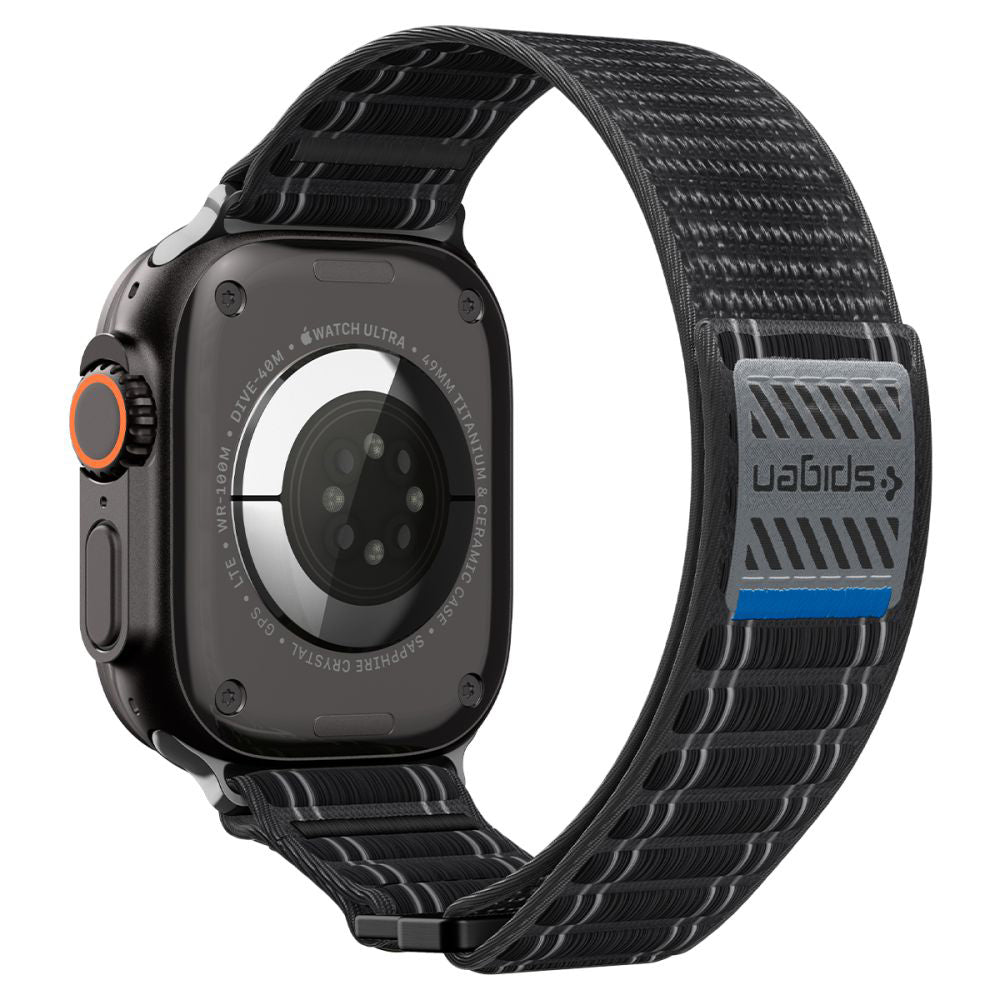 Spigen WBF0 Strap for Apple Watch 49mm / 46mm / 45mm / 44mm Series, Black