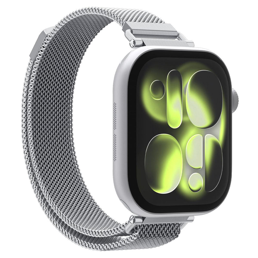 Spigen WBM4 Band for Apple Watch 42mm / 41mm / 40mm Series, Silver AMP10498