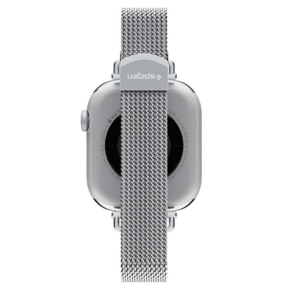 Spigen WBM4 Band for Apple Watch 42mm / 41mm / 40mm Series, Silver AMP10498