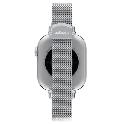 Spigen WBM4 Band for Apple Watch 42mm / 41mm / 40mm Series, Silver AMP10498