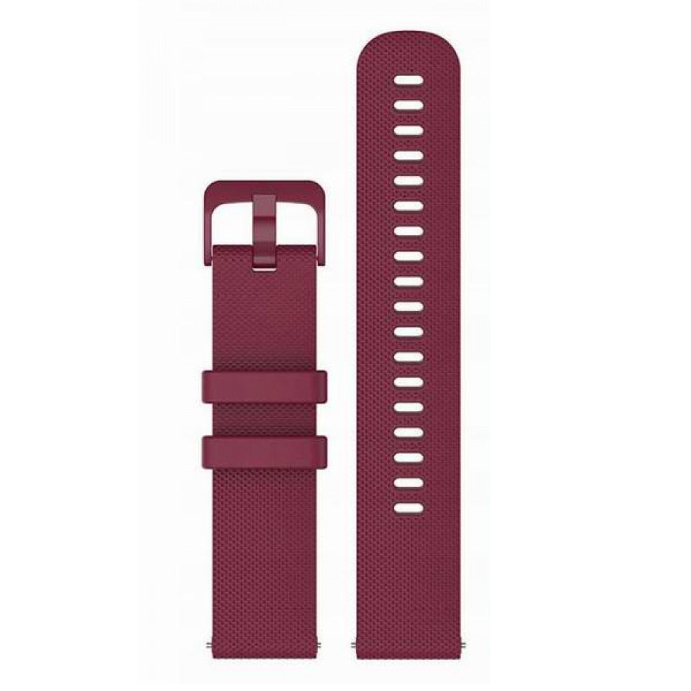 Techsuit W006 Strap for Samsung Galaxy Watch / Huawei Watch Series, 20mm, Burgundy
