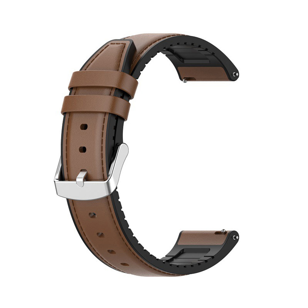 Techsuit W007 Strap for Samsung Galaxy Watch / Huawei Watch Series, 20mm, Brown