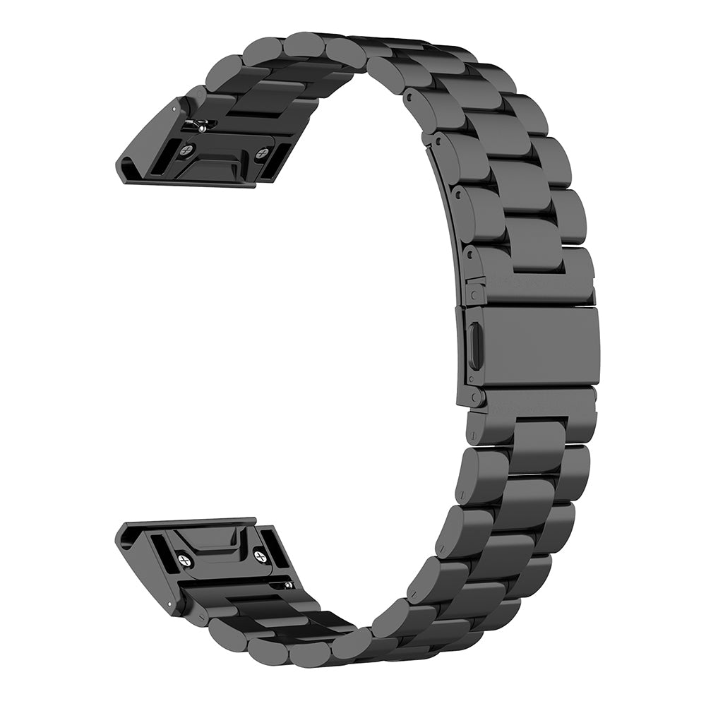 Techsuit W010 Strap for Garmin Watch Fenix / Forerunner Series, 22mm, Black