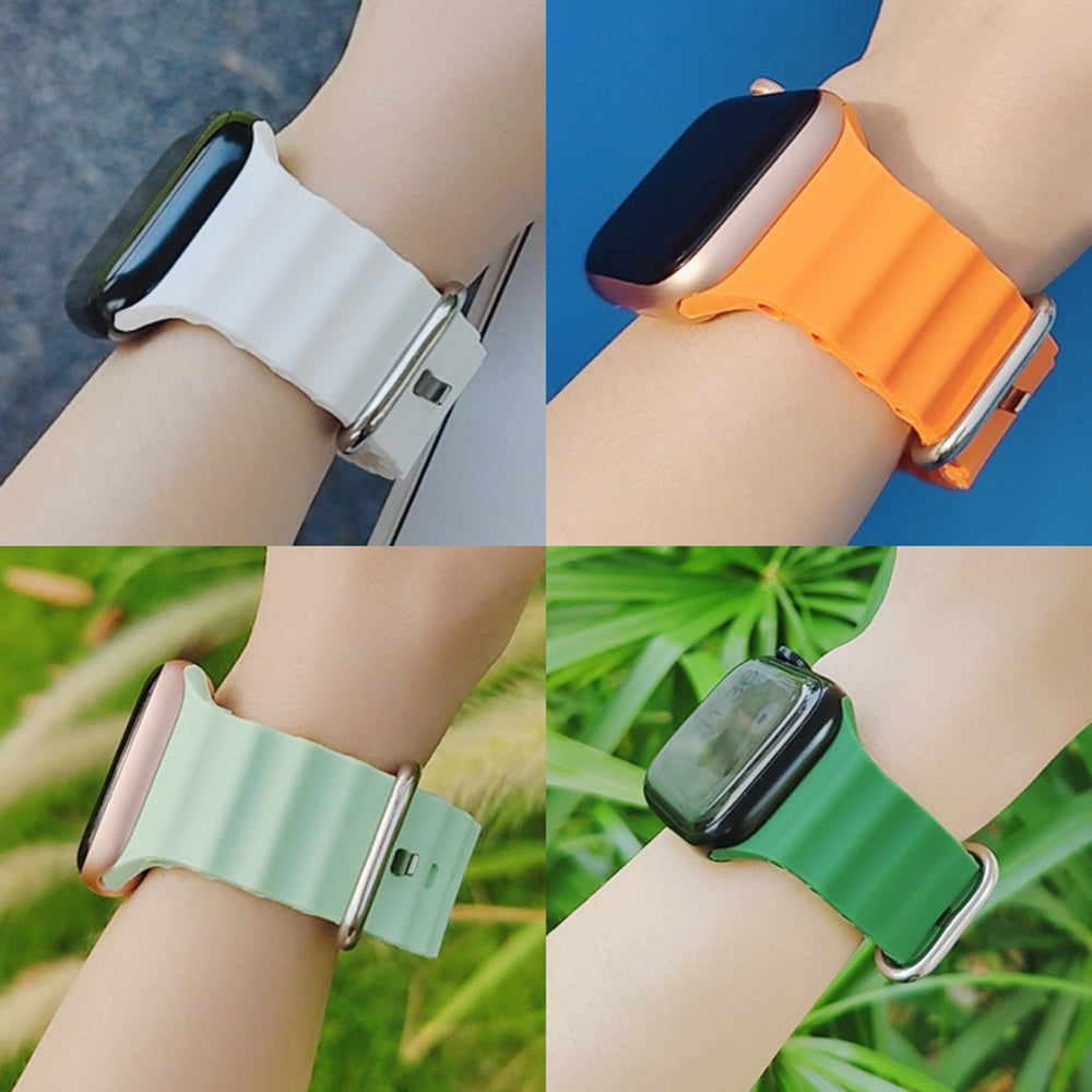Techsuit W038 Strap for Apple Watch 42mm / 41mm / 40mm / 38mm Series, Green