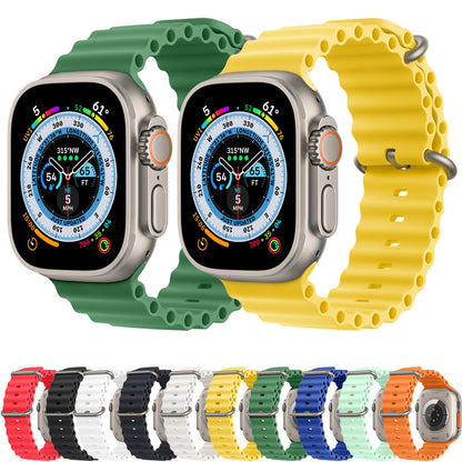 Techsuit W038 Strap for Apple Watch 42mm / 41mm / 40mm / 38mm Series, Green