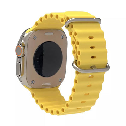 Techsuit W038 Strap for Apple Watch 49mm / 46mm / 45mm / 44mm / 42mm Series, Yellow