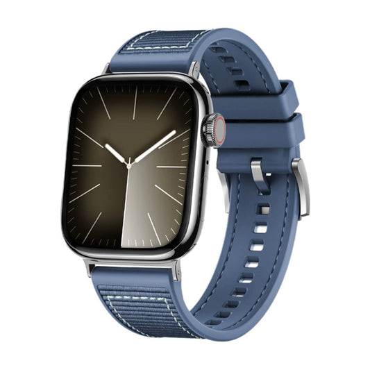 Techsuit W051 Strap for Apple Watch 42mm / 41mm / 40mm / 38mm Series, Dark Blue