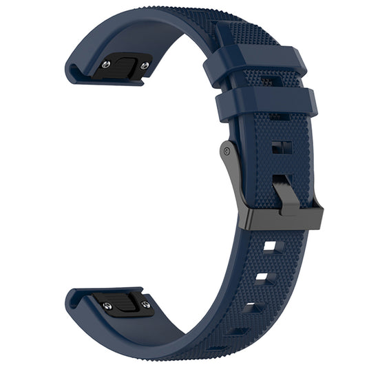 Techsuit W058 Strap for Garmin Instinct / Approach / Fenix Watch Series, 20mm, Navy Blue