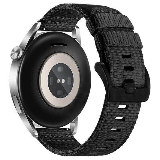 Techsuit W070 Strap for Samsung Galaxy Watch / Huawei Watch Series, 20mm, Black