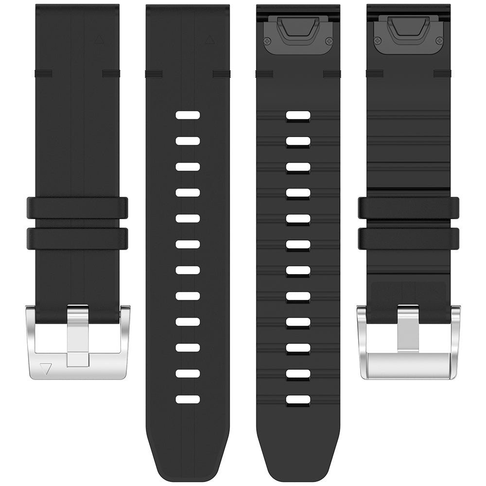 Techsuit W071 Strap for Garmin Watch Fenix / Forerunner Series, 22mm, Black