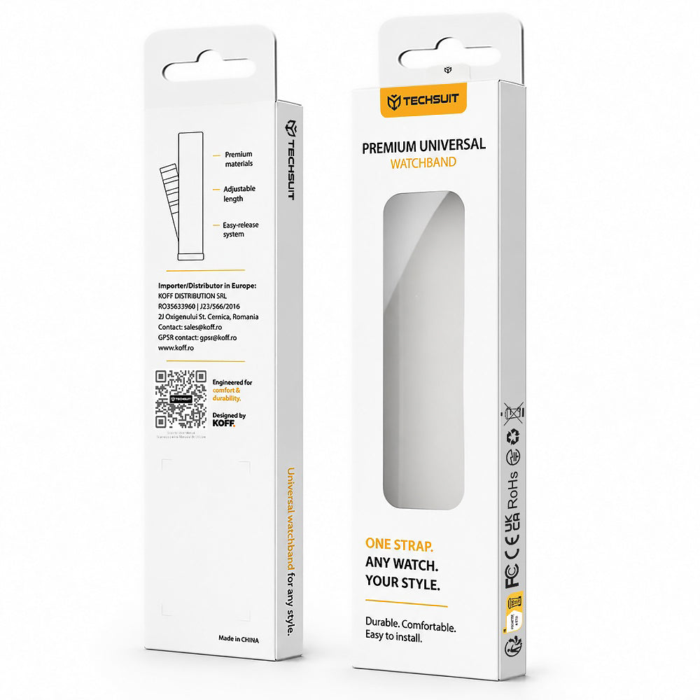 Techsuit W082 Strap for Huawei Band 11 / 11 Pro, Cream