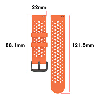 Techsuit W083 Strap for Amazfit Watch / Samsung Watch Series, 22mm, Orange