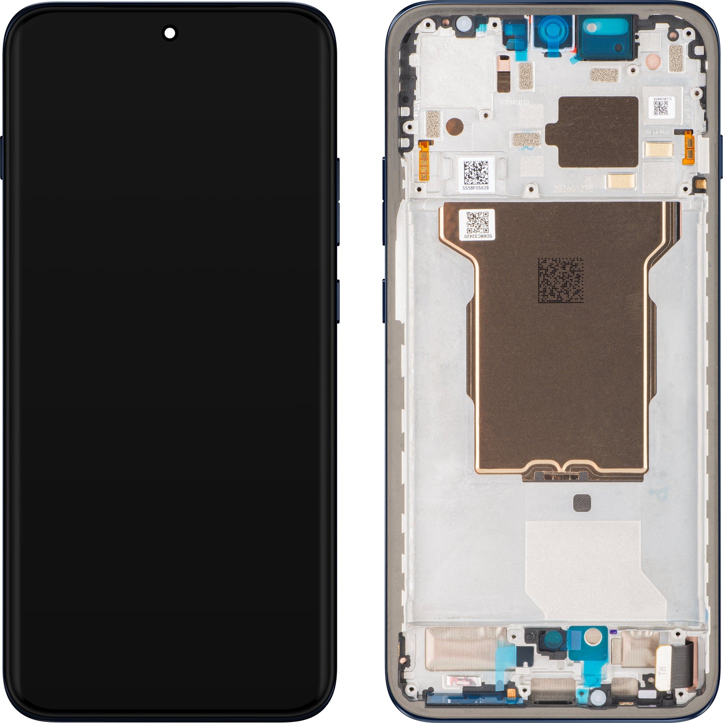 Motorola Edge 70 Pro Display with Touchscreen, with Frame, Navy Blue (Pantone Titan), Service Pack 5D68C32420