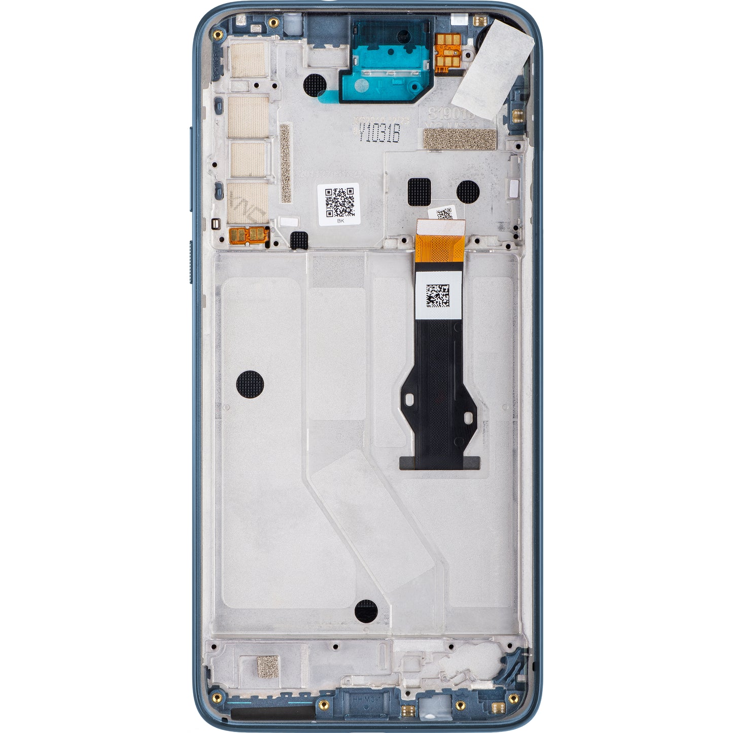 Motorola Moto G8 Power Touchscreen Display Motorola Moto G8 Power, with Frame, Capri Blue, Service Pack 5D68C16143 