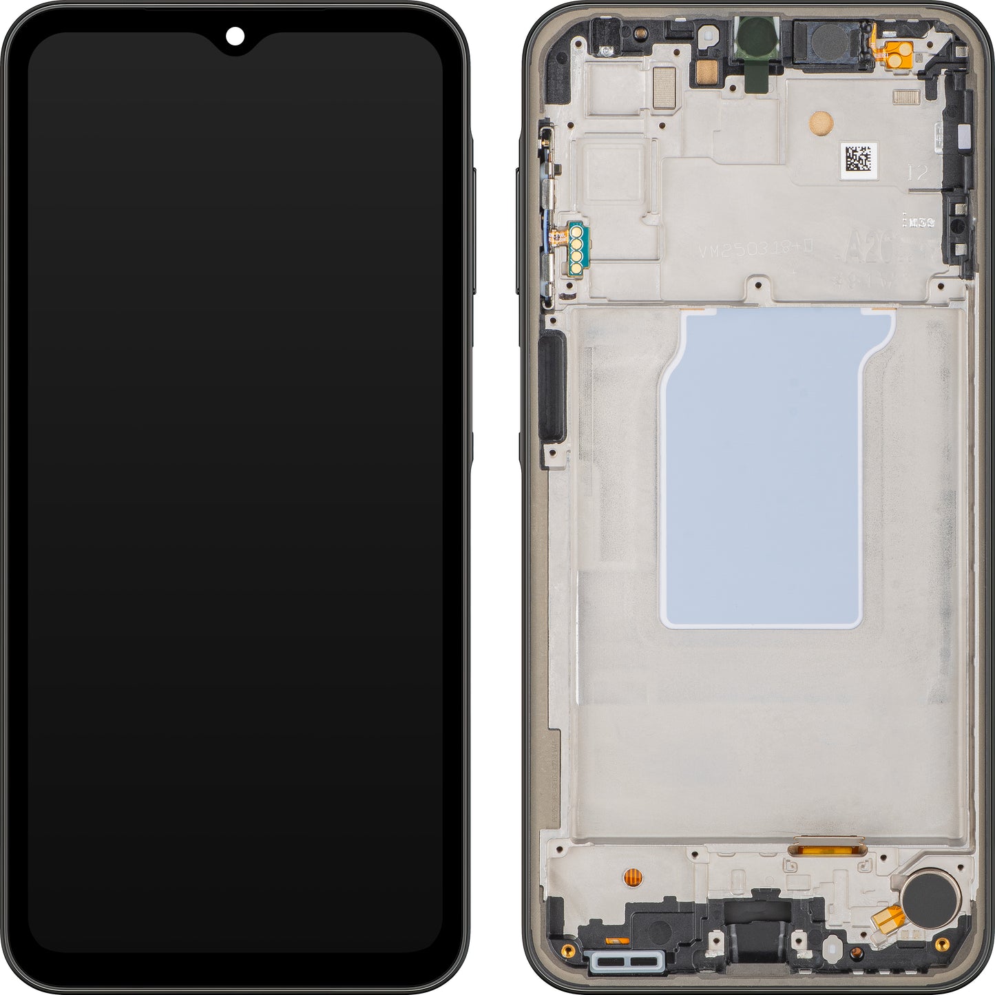 MP Touchscreen Display compatible with Samsung Galaxy A26 A266, with Frame, Black