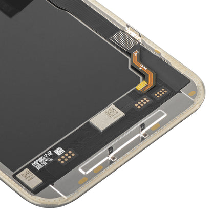 MP Touchscreen Display compatible with Apple iPhone 15 Pro Max, with Frame, Soft OLED IC Movable 120Hz FHD Version, Black