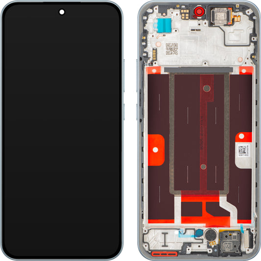 Oppo A6 Pro 5G Display with Touchscreen, with Frame, Grey (Lunar Titanium), Service Pack 621029000655