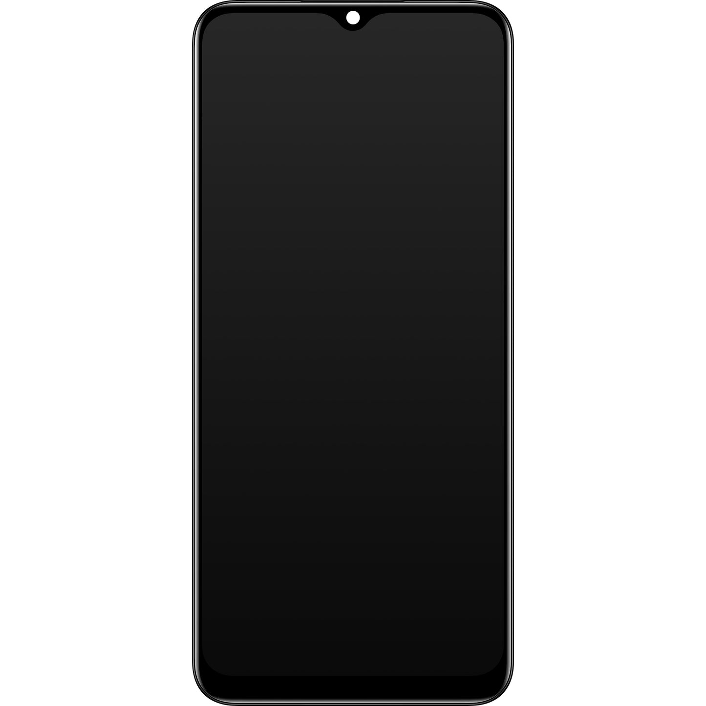 Touchscreen Display Realme C33, with Frame, Black (Night Sea), Service Pack 4130336