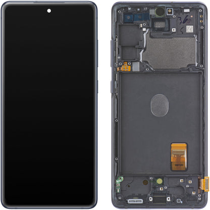 Samsung Galaxy S20 FE 5G G781 Touchscreen Display with Frame, Navy Blue, Swap GH82-24214A