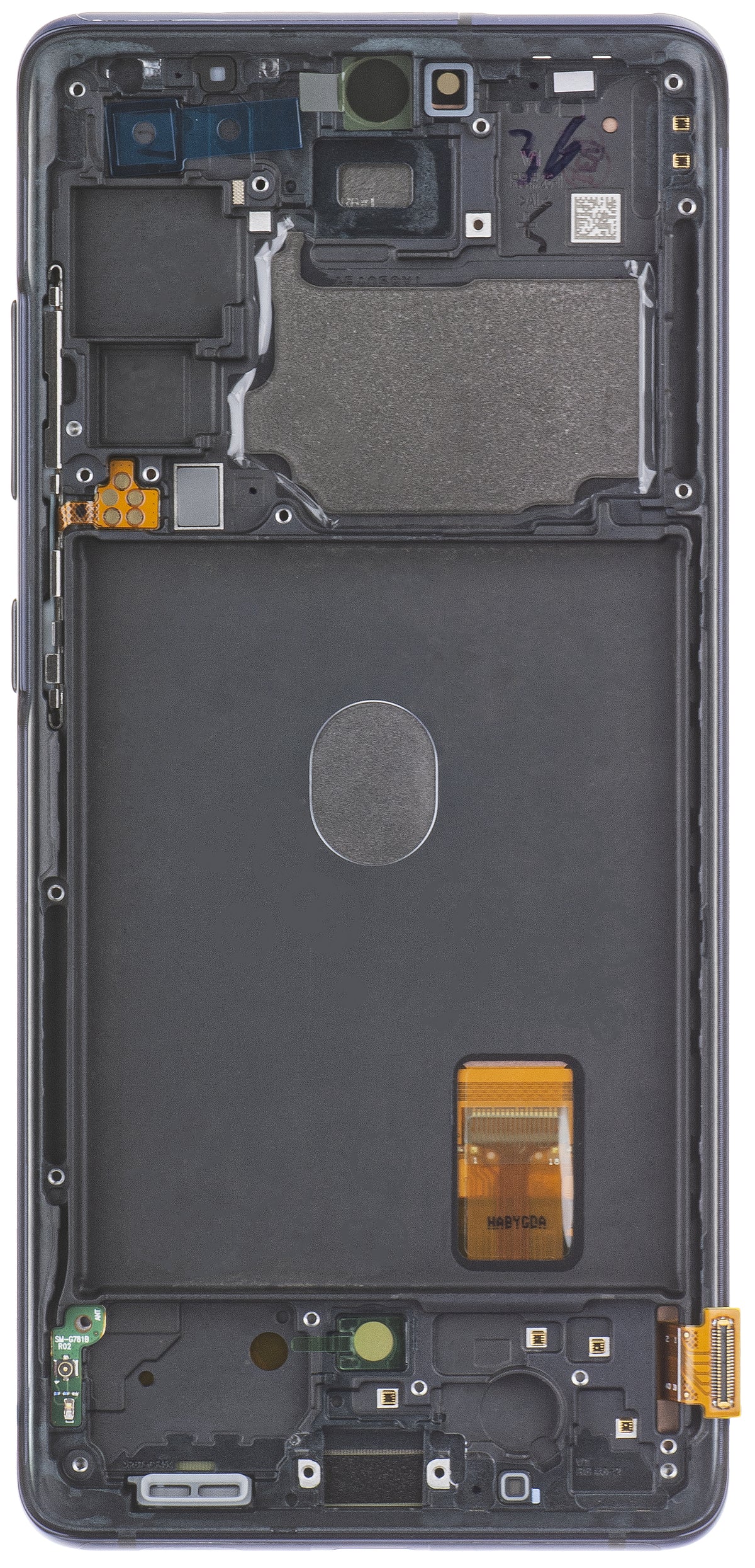 Samsung Galaxy S20 FE 5G G781 Touchscreen Display with Frame, Navy Blue, Swap GH82-24214A